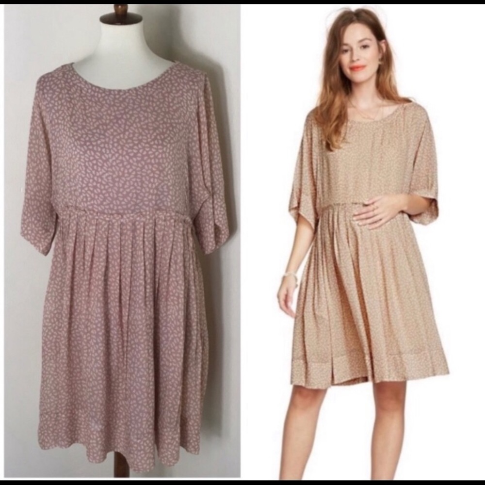 Hatch Lucia maternity dress in Blush Daisy, 0-2